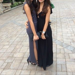 Black Maxi Dress with cutout
